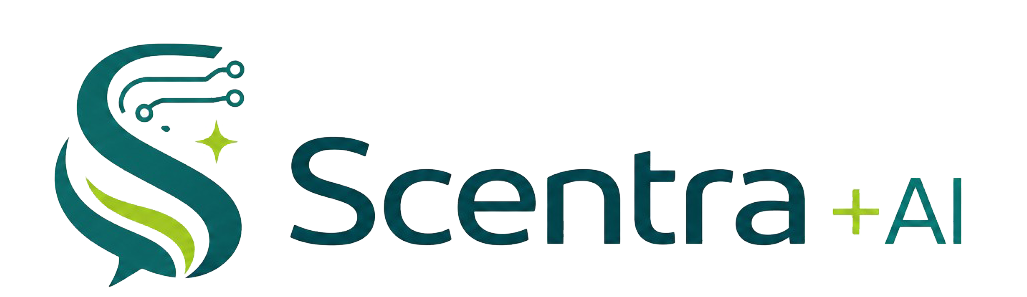 Logotipo Oficial de Scentra AI - Plataforma Omnicanal SaaS